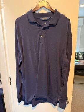 Polo by Ralph Lauren Long-Sleeve Polo — Navy